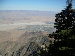 View from top of Palm Springs Tram ride